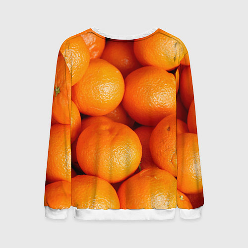 Мужской свитшот Мандаринчик чик / 3D-Белый – фото 2