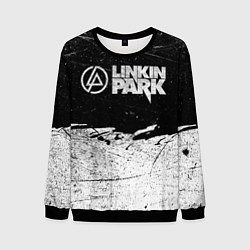 Мужской свитшот Линкин Парк Лого Рок ЧБ Linkin Park Rock