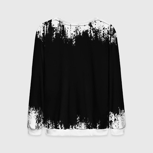 Мужской свитшот Крик Хэллоуин Хоррор Scream Halloween / 3D-Белый – фото 2