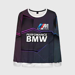 Свитшот мужской BMW Perfomance, цвет: 3D-белый