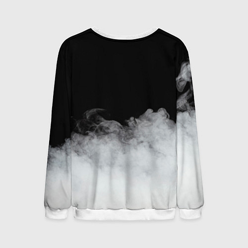 Мужской свитшот Mercedes-Benz Облака / 3D-Белый – фото 2