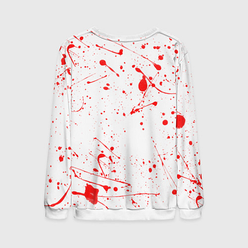 Мужской свитшот BERSERK брызги краски / 3D-Белый – фото 2