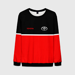 Свитшот мужской Toyota Два цвета, цвет: 3D-черный