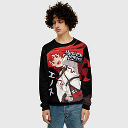 Свитшот мужской Реинкарнация безработного - Эрис Бореас Грейрат,, цвет: 3D-черный — фото 2