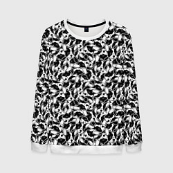 Свитшот мужской Щенки Французского Бульдога, цвет: 3D-белый