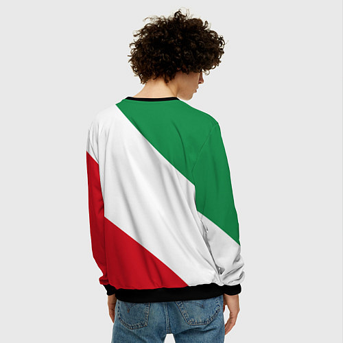 Мужской свитшот Lamborghini Италия / 3D-Черный – фото 4