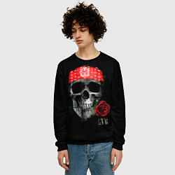 Свитшот мужской GNR Skull, цвет: 3D-черный — фото 2