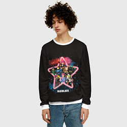 Свитшот мужской Roblox 1, цвет: 3D-белый — фото 2