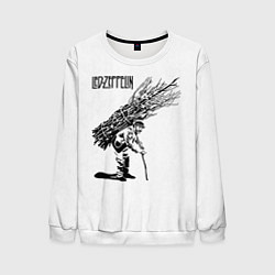 Свитшот мужской Led Zeppelin IV, цвет: 3D-белый