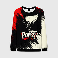 Свитшот мужской Poppy Playtime: Red & Black, цвет: 3D-черный