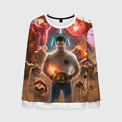 Мужской свитшот Serious Sam Игровые персонажи Босы