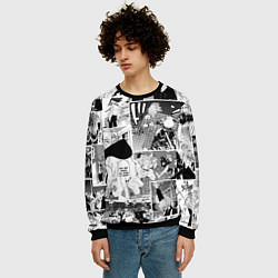 Свитшот мужской Токийские мстители манга, цвет: 3D-черный — фото 2