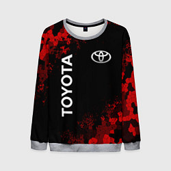 Мужской свитшот TOYOTA MILITARY PIXEL BLACK RED