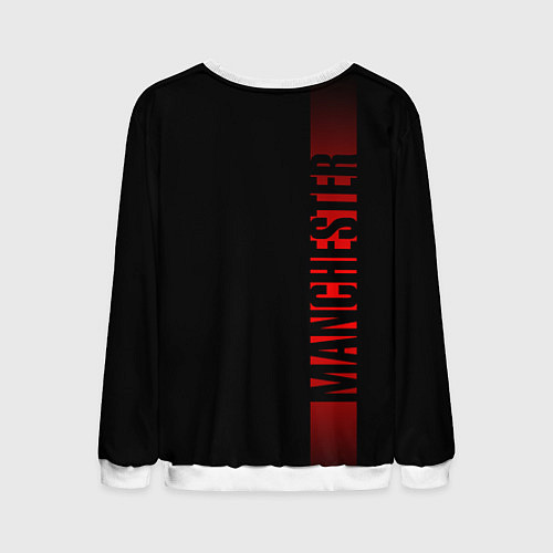 Мужской свитшот МАНЧЕСТЕР ЮНАЙТЕД RED LINE / 3D-Белый – фото 2