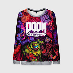 Мужской свитшот DOOM ETERNAL ПАЛАЧ РОКА DOOM SLAYER