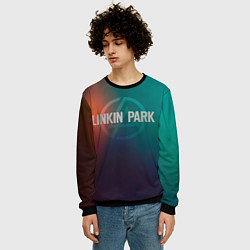 Свитшот мужской Studio Collection - Linkin Park, цвет: 3D-черный — фото 2