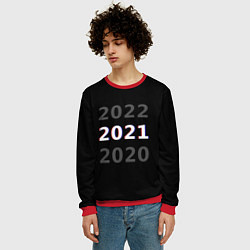 Свитшот мужской 2020 2021 2022, цвет: 3D-красный — фото 2