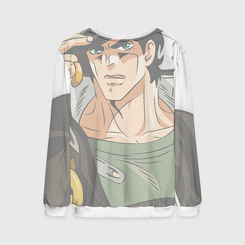 Мужской свитшот JOJO BIZARRE ADVENTURE ДЖОДЖО / 3D-Белый – фото 2