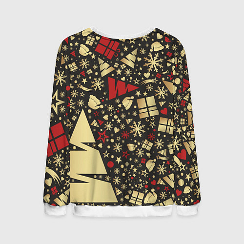 Мужской свитшот ЩЕЛКУНЧИК - 2022 / 3D-Белый – фото 2