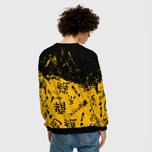 Мужской свитшот Паттерн Tokyo Revengers / 3D-Черный – фото 4