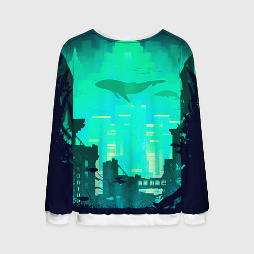 Мужской свитшот Сестричка из Рапчера / 3D-Белый – фото 2