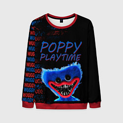 Свитшот мужской Хагги ВАГГИ Poppy Playtime, цвет: 3D-красный