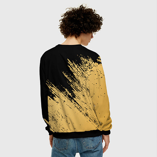 Мужской свитшот Bendy and the ink machine - Вектор / 3D-Черный – фото 4