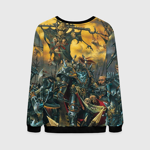 Мужской свитшот Warhammer old battle / 3D-Черный – фото 2