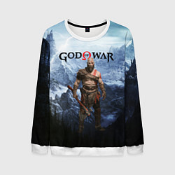 Свитшот мужской Великий God of War Z, цвет: 3D-белый