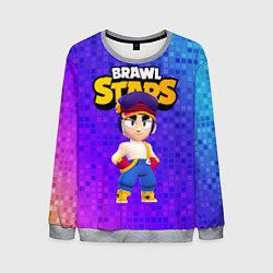 Свитшот мужской FANG BRAWL STARS фанг, цвет: 3D-меланж