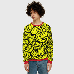 Свитшот мужской The Смайлики, цвет: 3D-красный — фото 2