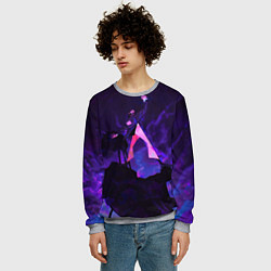 Свитшот мужской Дюбуа на коне, цвет: 3D-меланж — фото 2