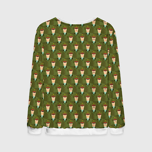 Мужской свитшот Офицеры Армия / 3D-Белый – фото 2