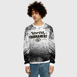 Свитшот мужской Unreal Tournament Нереальный Турнир, цвет: 3D-белый — фото 2