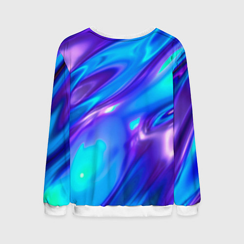 Мужской свитшот Neon Holographic / 3D-Белый – фото 2