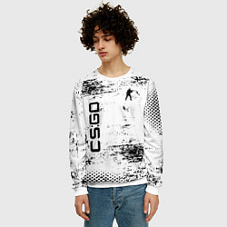 Свитшот мужской Кс го : cs go, цвет: 3D-белый — фото 2