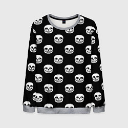 Мужской свитшот UNDERTALE SANS SKULL FACE PATTERN УЗОР