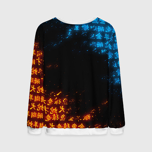 Мужской свитшот ОГНЕННЫЙ WALHALLA TEAM TOKYO REVENGERS / 3D-Белый – фото 2