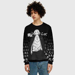 Свитшот мужской MICKEY TOKYO REVENGERS ЧЁРНО БЕЛЫЙ, цвет: 3D-черный — фото 2
