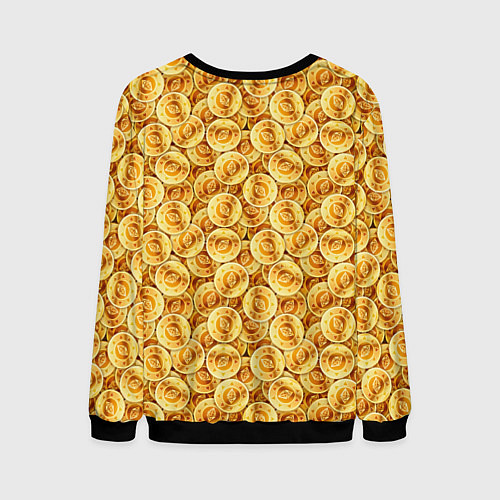 Мужской свитшот Эфириум Ethereum / 3D-Черный – фото 2