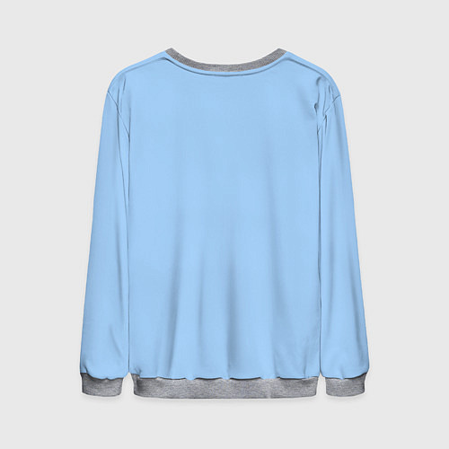 Мужской свитшот Жду сына! / 3D-Меланж – фото 2