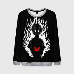 Свитшот мужской Демонический Кагеяма Mob Psycho 100, цвет: 3D-меланж