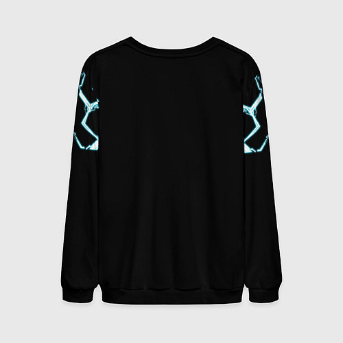 Мужской свитшот Громовержец Clash Royale / 3D-Черный – фото 2