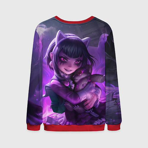 Мужской свитшот Goth Annie League Of Legends / 3D-Красный – фото 2