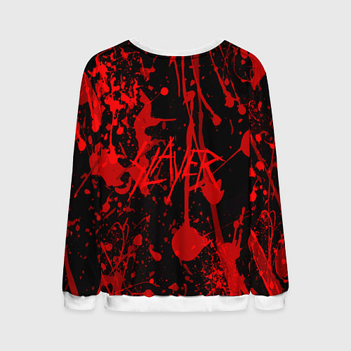 Мужской свитшот Человек бензопила в крови Chainsaw Man / 3D-Белый – фото 2