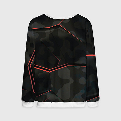 Мужской свитшот Nissan xtrail / 3D-Белый – фото 2