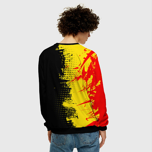 Мужской свитшот Кобра Кай Cobra Kai / 3D-Черный – фото 4