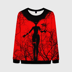Свитшот мужской Dead by Daylight дух, цвет: 3D-черный