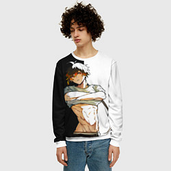 Свитшот мужской Чжун Ли в хорошей форме GENSHIN IMPACT, цвет: 3D-белый — фото 2