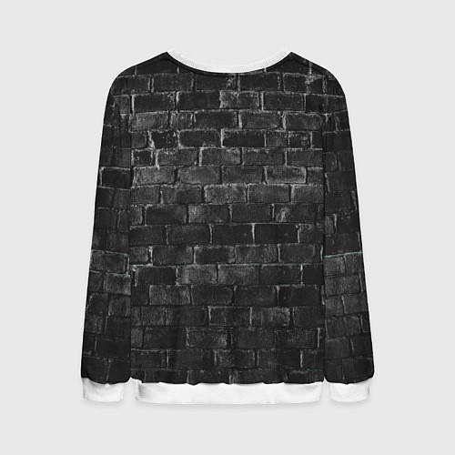 Мужской свитшот PINK FLOYD - ПИНК ФЛОЙД КИРПИЧНАЯ СТЕНА / 3D-Белый – фото 2